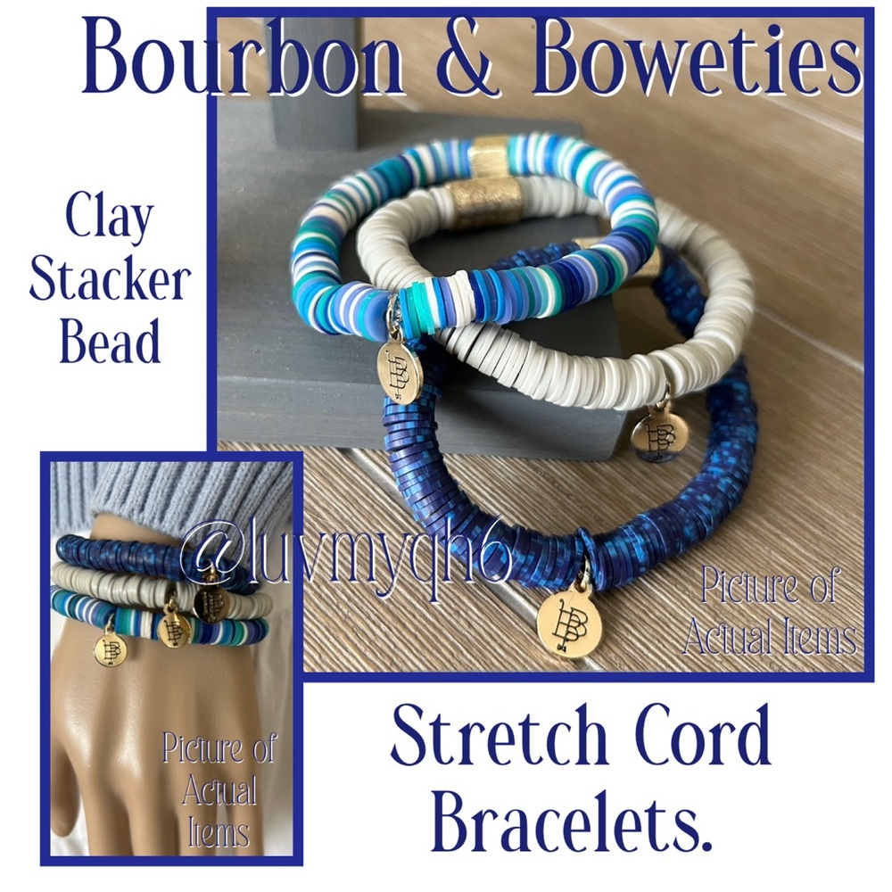 3 Bourbon & Boweties Bracelets